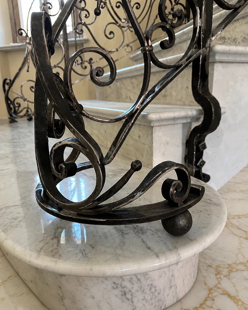 Dettaglio ringhiera decorativa